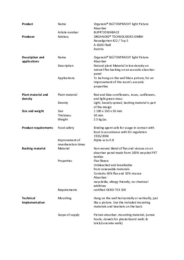 BLIPRT2050ABA22-Organoid®-BLUeTENPRACHT-picture-absorber_tender-specifications.pdf
