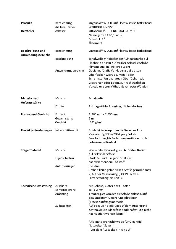 WOL0000085FVSST_Organoid®-WOLLE-auf-Flachsvlies-selbstklebend_Ausschreibungstexte.pdf